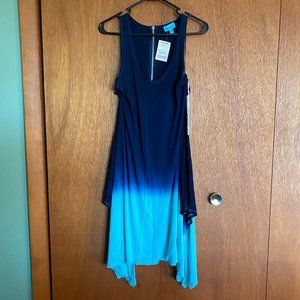 NWT Tie-Dye Blue-Aqua Swim Cover-up